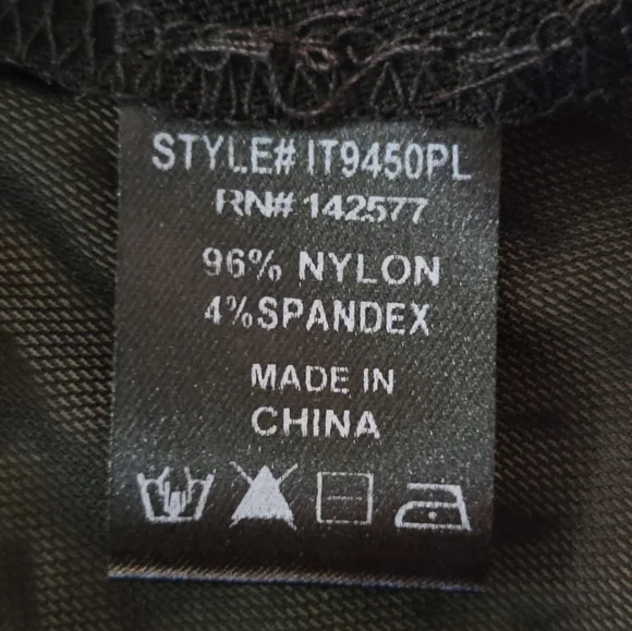 Iris Women's 3XL Juniors Long Sleeve Black Mesh Bodysuit Red Rose Embroidery - Picture 8 of 13